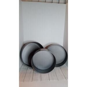 Set Of 3 Nesting Spring Form Round Cake Pans Unbranded